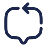 Chat Square Arrow SVG Icon
